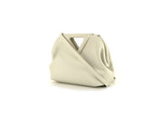 Borsa a tracolla Bottega Veneta Point in pelle bianca