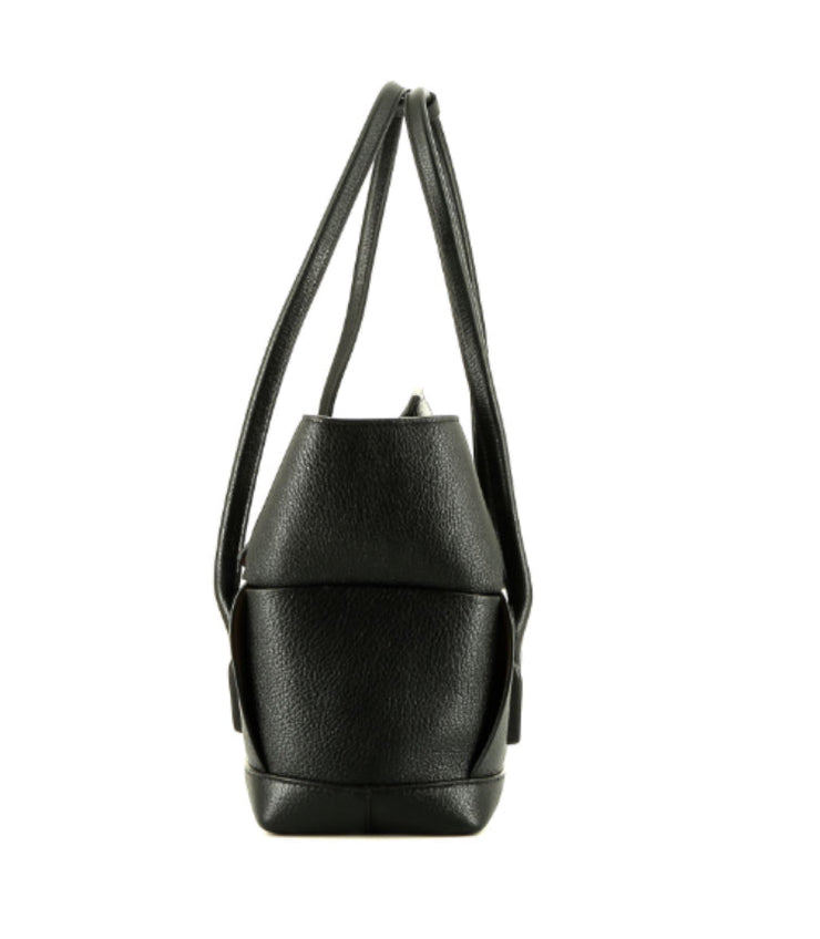 Borsa Bottega Veneta Arco 33 in pelle nera