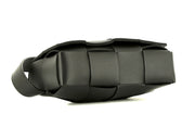 Cintura Bottega Veneta Cassette in pelle intrecciata nera