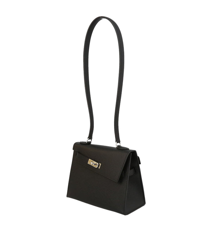 Borsa Hermès Kelly 20 cm in pelle Epsom nera