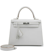 Hermès
Gris Pale Epsom Kelly 25 Sellier Palladium Hardware, 2023