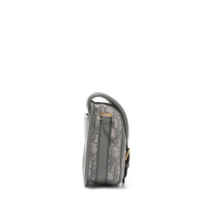 Christian Dior
Grey Oblique Canvas Medium Bobby Bag Gold Hardware
