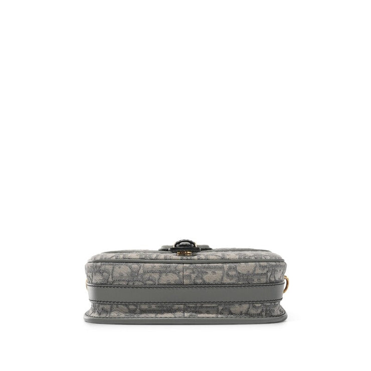 Christian Dior
Grey Oblique Canvas Medium Bobby Bag Gold Hardware