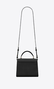 BORSA CASSANDRA MINI IN PELLE GOFFRATA GRAIN DE POUDRE