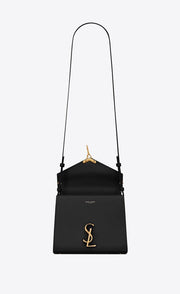 BORSA CASSANDRA MINI IN PELLE GOFFRATA GRAIN DE POUDRE