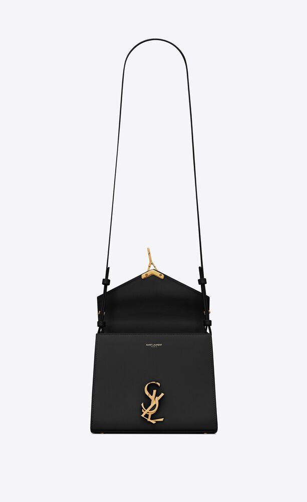 BORSA CASSANDRA MINI IN PELLE GOFFRATA GRAIN DE POUDRE