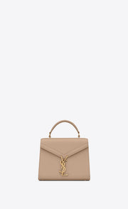 BORSA CASSANDRA MINI IN PELLE GOFFRATA GRAIN DE POUDRE