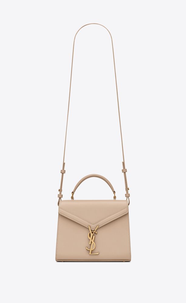 BORSA CASSANDRA MINI IN PELLE GOFFRATA GRAIN DE POUDRE