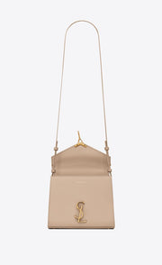 BORSA CASSANDRA MINI IN PELLE GOFFRATA GRAIN DE POUDRE