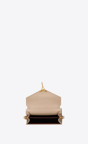 BORSA CASSANDRA MINI IN PELLE GOFFRATA GRAIN DE POUDRE