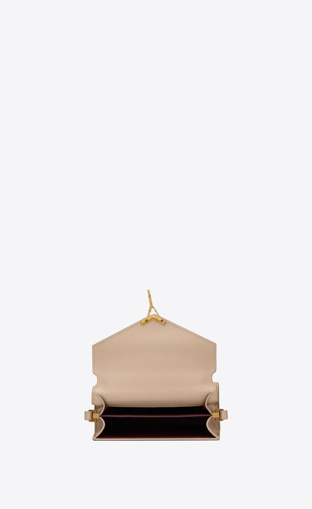 BORSA CASSANDRA MINI IN PELLE GOFFRATA GRAIN DE POUDRE