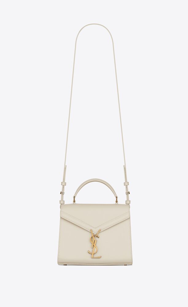 BORSA CASSANDRA MINI IN PELLE GOFFRATA GRAIN DE POUDRE