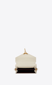 BORSA CASSANDRA MINI IN PELLE GOFFRATA GRAIN DE POUDRE