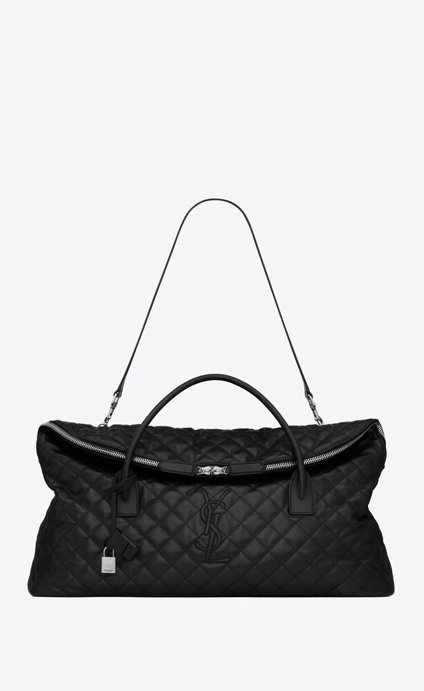 ES BORSA DA VIAGGIO GRANDE IN PELLE TRAPUNTATA