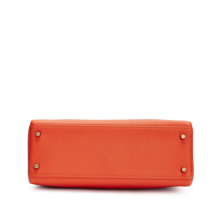 Hermès Feu Togo Kelly 32 Retourne Gold Hardware, 2015
